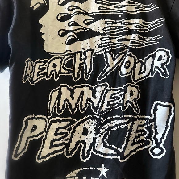 Hellstar Graphic Tee with White Print - Picture 1 of 4